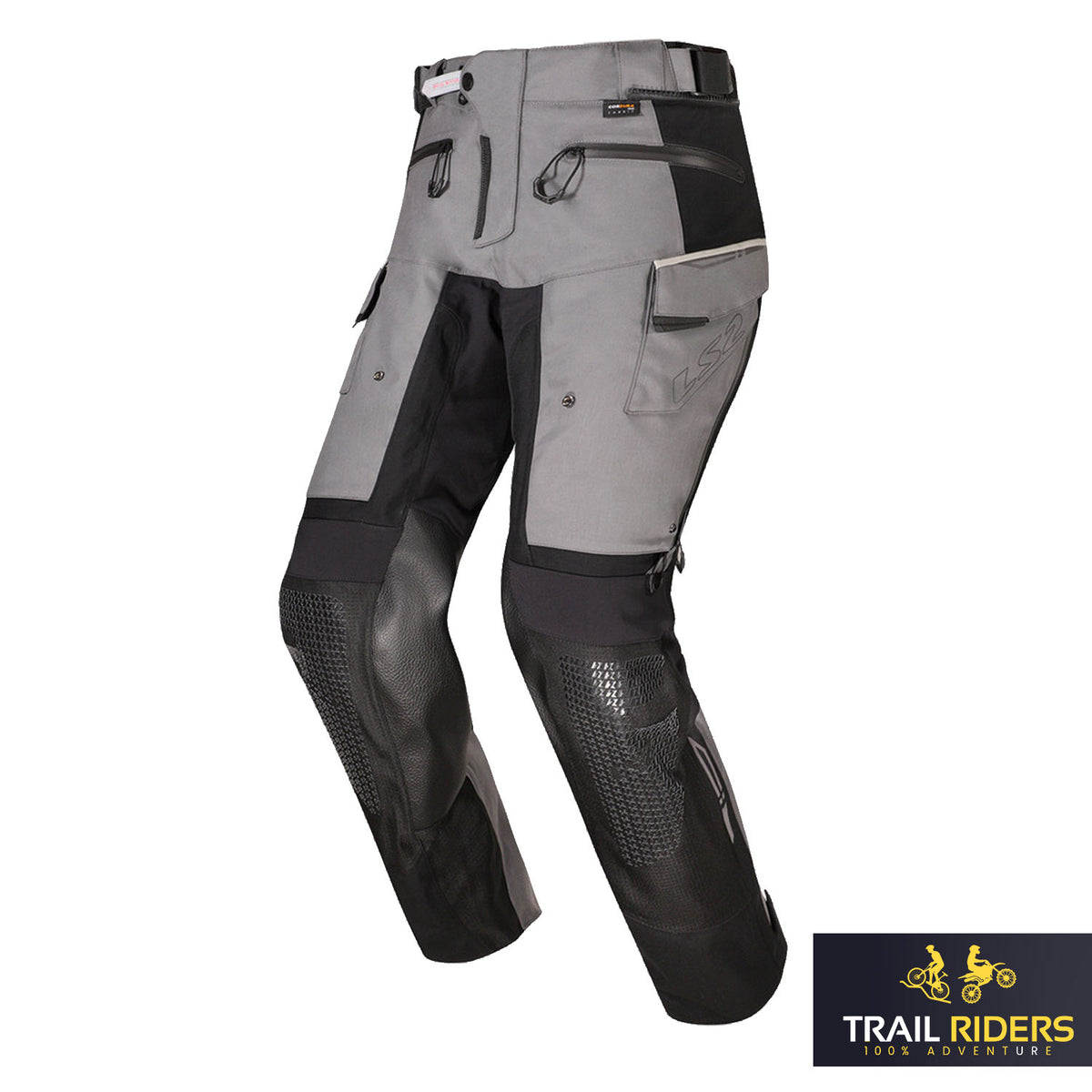 LS2 Apollo AAA Waterproof Motorcycle Trousers Cordura Adventure Touring Pants