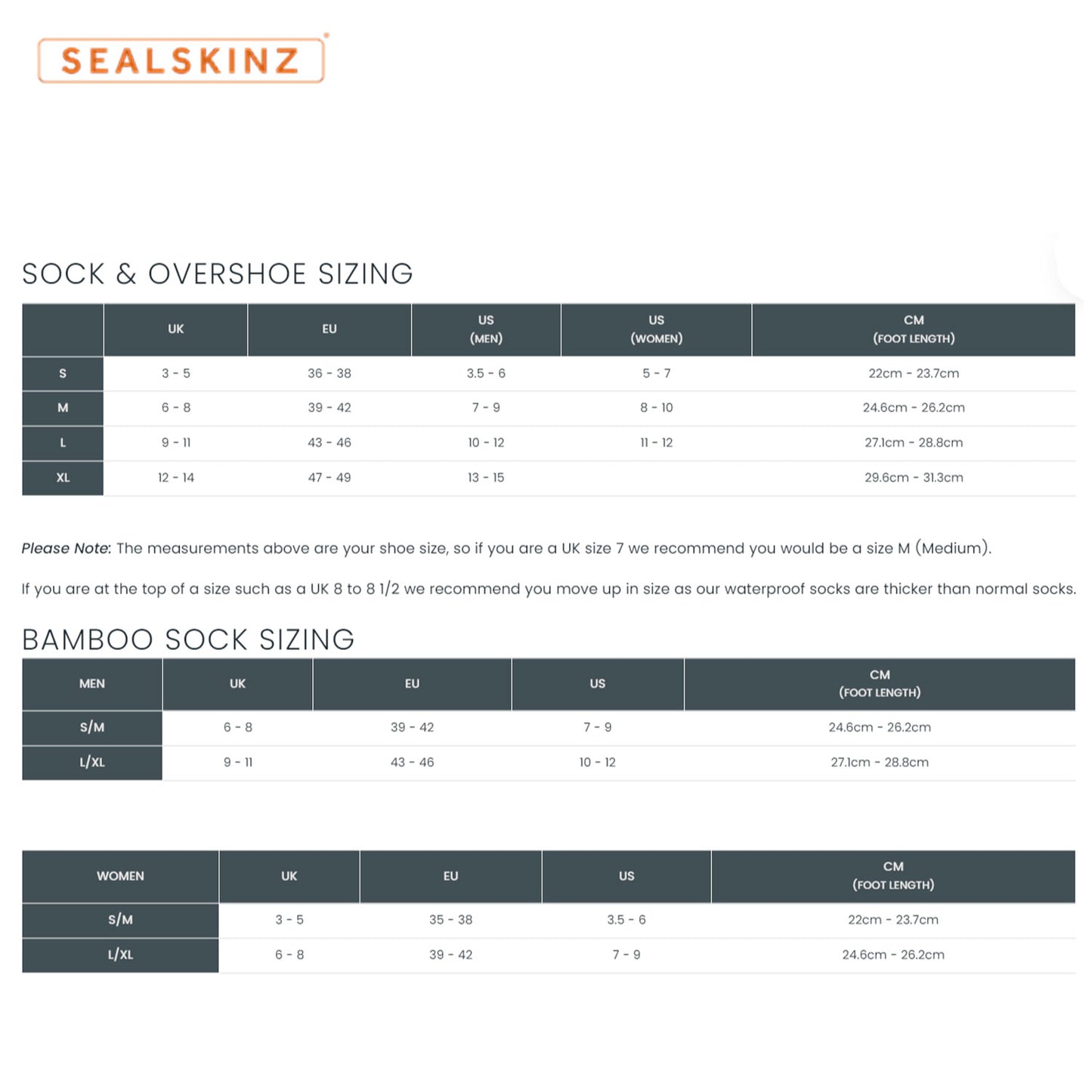 SEALSKINZ Worstead Waterproof Cold Weather Knee Length Socks