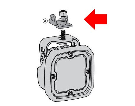 Denali Crashbar Light Mounting Adapter for Select BMW Motorcycles (rev00)