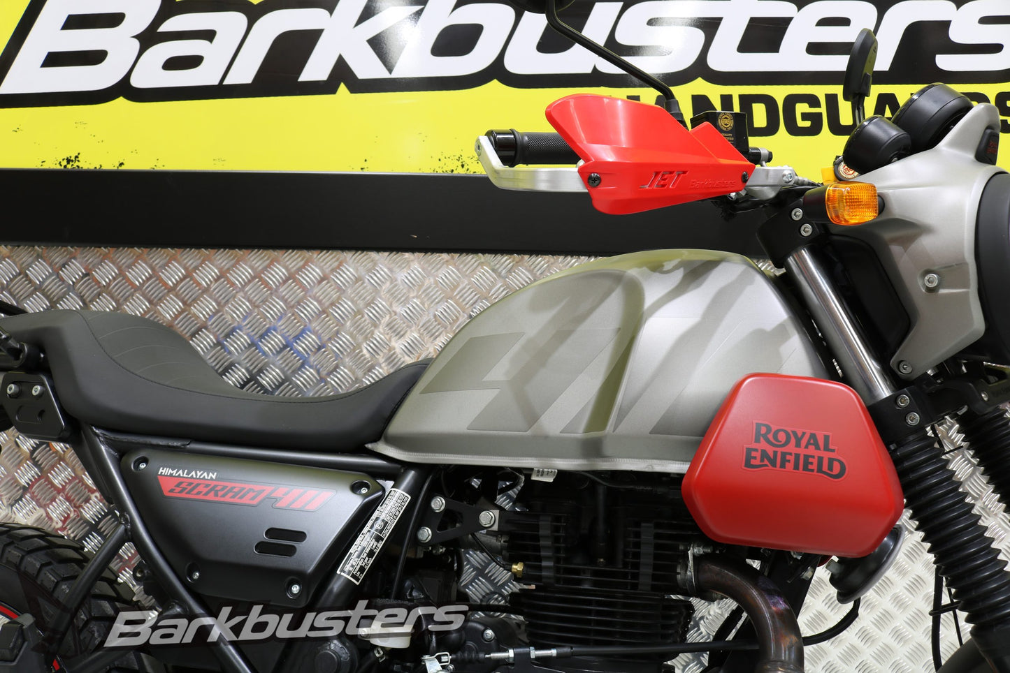 BarkBusters Premium Metal Handguards For ROYAL ENFIELD SCRAM 411 ('22 On)