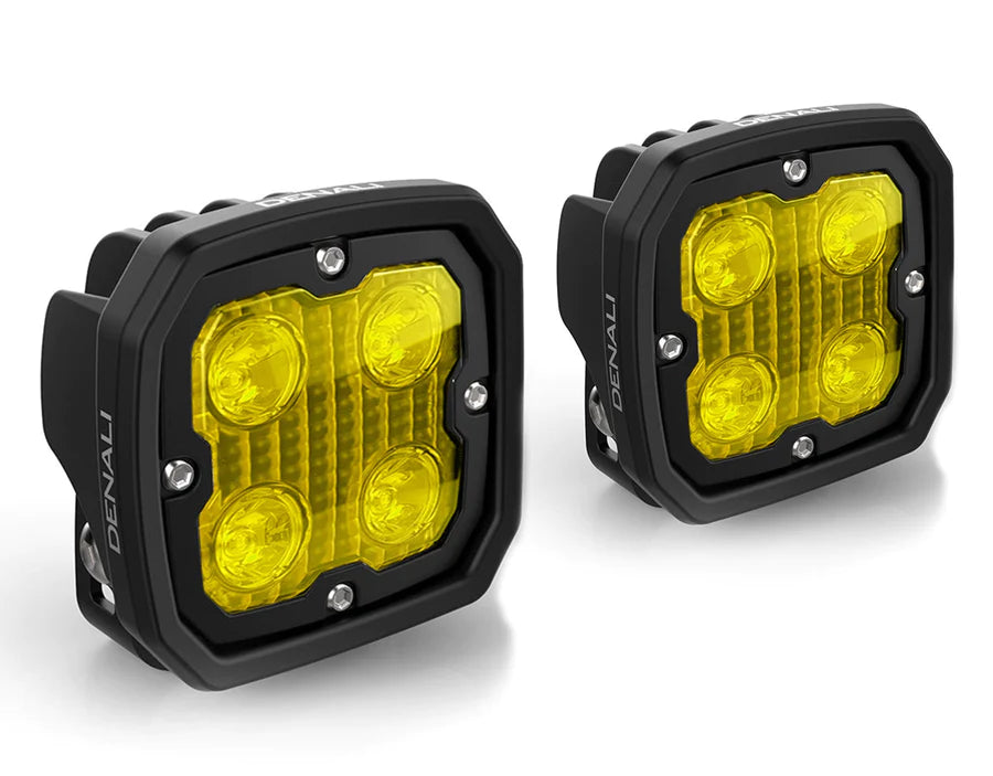 DENALI Electronics D4 LED Pods Kit & DataDim™ Technology Motorbike Lights