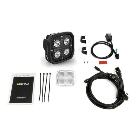 DENALI Electronics D4 LED Pods Kit & DataDim™ Technology Motorbike Lights