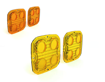 DENALI Electronics Lens Kit for TriOptic™ Lens Kit for D4 LED Lights - Amber or Selective Yellow