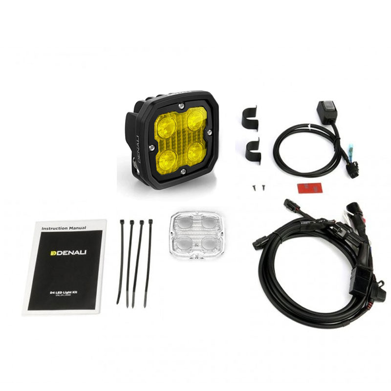 DENALI Electronics D4 LED Pods Kit & DataDim™ Technology Motorbike Lights