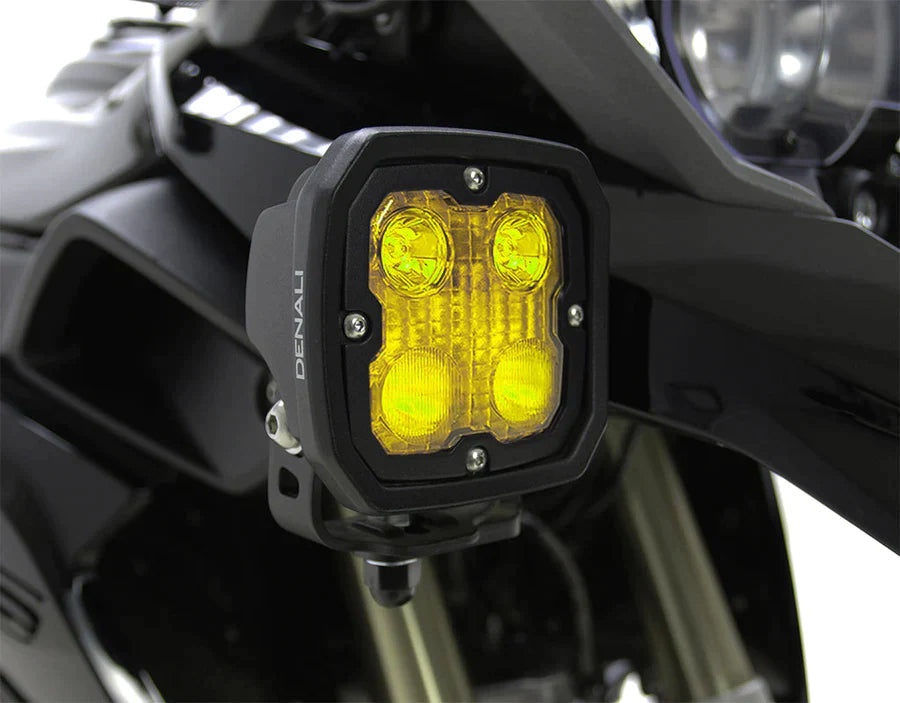 DENALI Electronics D4 LED Pods Kit & DataDim™ Technology Motorbike Lights