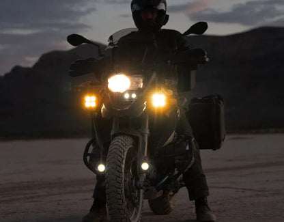 DENALI Electronics D4 LED Pods Kit & DataDim™ Technology Motorbike Lights