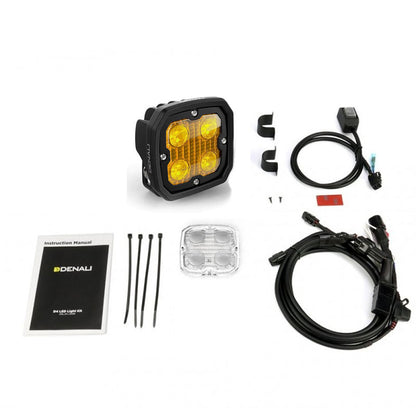 DENALI Electronics D4 LED Pods Kit & DataDim™ Technology Motorbike Lights