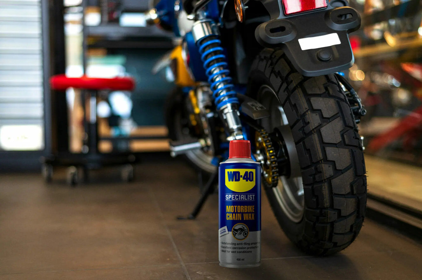 WD-40 Specialist Motorbike Chain Wax 400ml