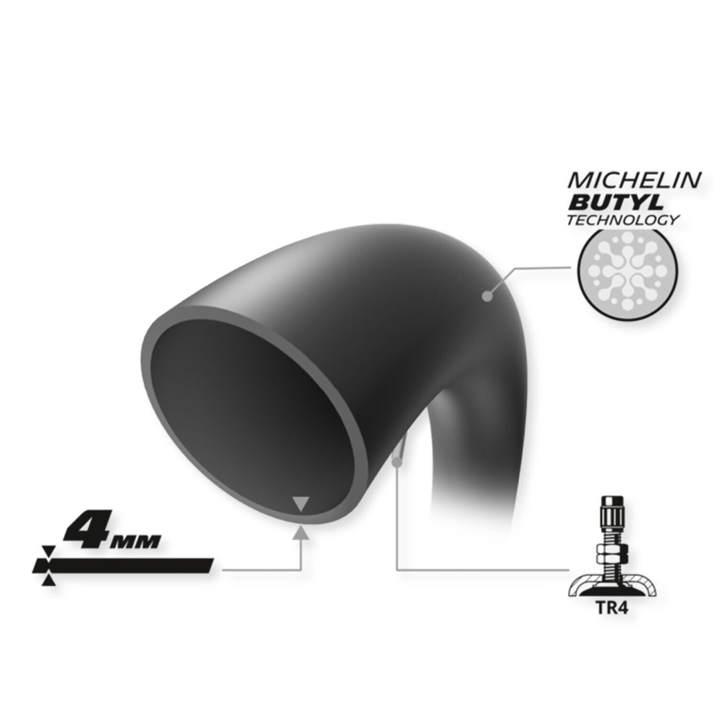 Michelin 4mm UHD Ultra Heavy Duty  Inner Tube