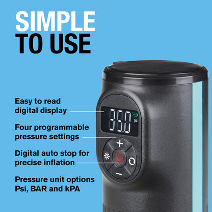 Ring Handheld Digital Tyre Inflator Rechargeable with internal power bank