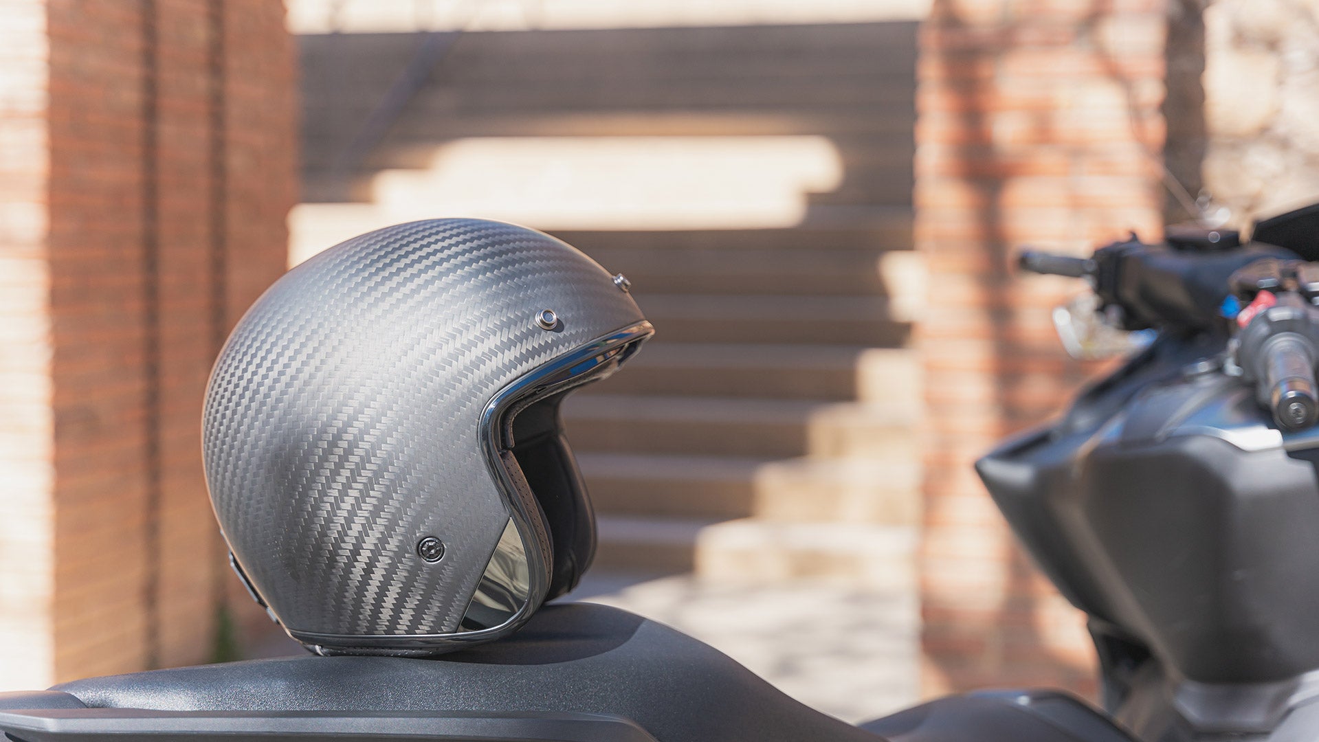 LS2 OF601 BOB II CARBON OPEN FACE HELMETS