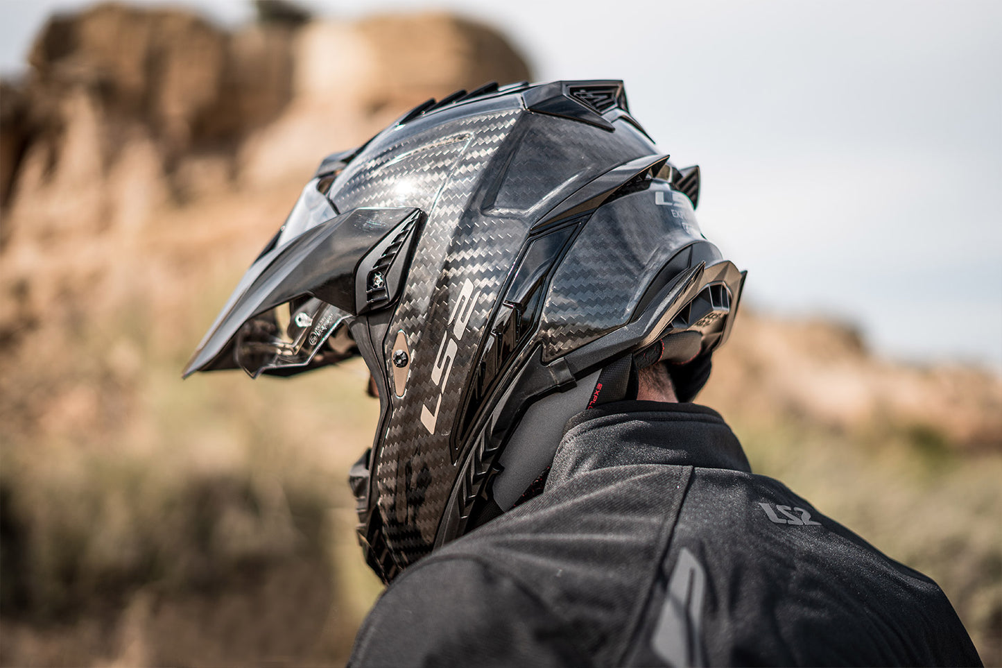 LS2 MX701 EXPLORER CARBON ADVENTURE HELMET