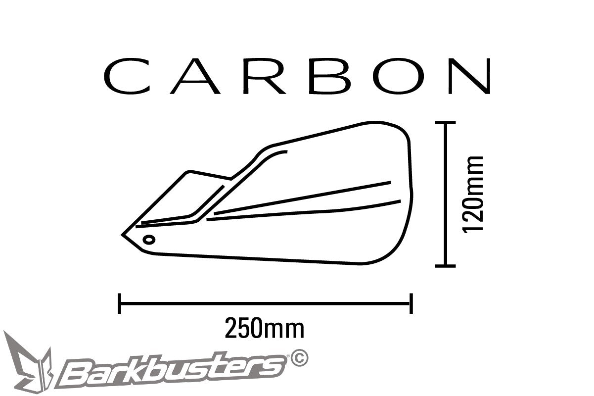 Barkbusters CARBON Guard Only