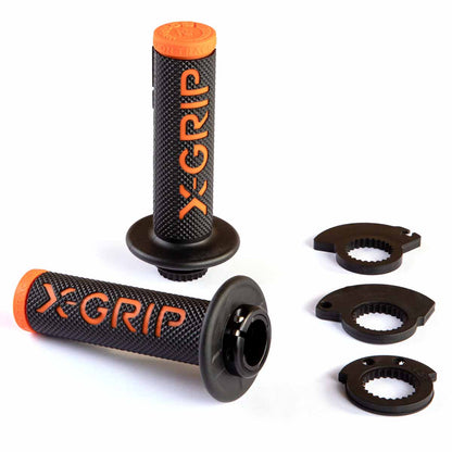 X-GRIP BRAAAAP Lock On Grips MX Motocross Enduro KTM Husqvarna GasGas 6 Colours
