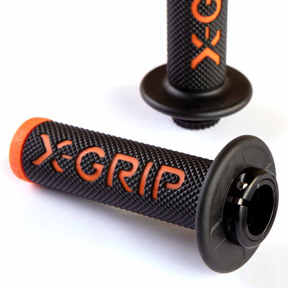 X-GRIP BRAAAAP Lock On Grips MX Motocross Enduro KTM Husqvarna GasGas 6 Colours