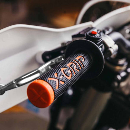 X-GRIP BRAAAAP Lock On Grips MX Motocross Enduro KTM Husqvarna GasGas 6 Colours