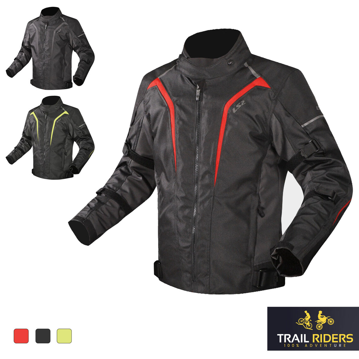 LS2 Sepang Waterproof Motorcycle Jacket Touring Thermal CE Armour Mens Womens