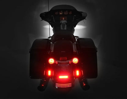 Denali T3 Rear Switchback LED Turn Signal Pods with License Plate Mount