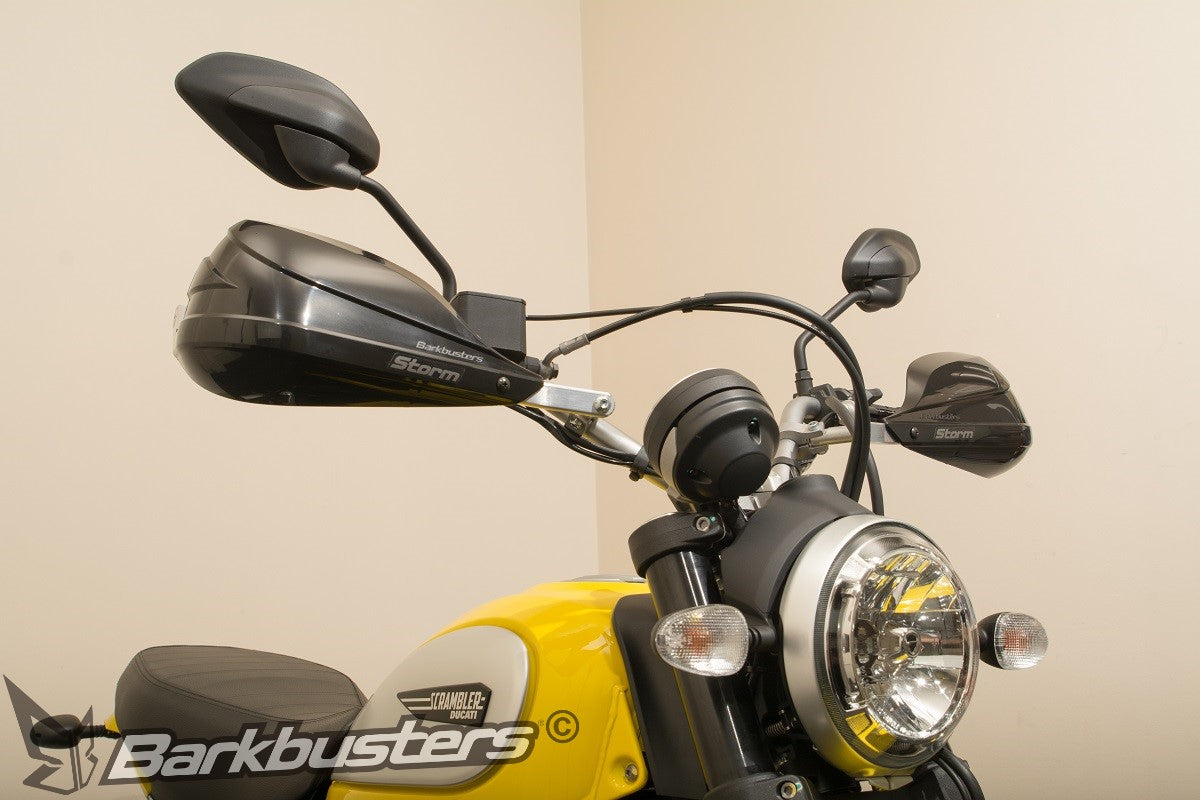 BarkBusters Premium Metal Handguards For DUCATI Scrambler Classic ('15 On) - Scrambler Icon ('15 On) - Scrambler Sixty2 ('16 On) - Scrambler Urban Enduro ('15 On)