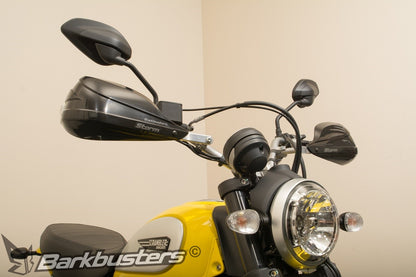 BarkBusters Premium Metal Handguards For DUCATI Scrambler Classic ('15 On) - Scrambler Icon ('15 On) - Scrambler Sixty2 ('16 On) - Scrambler Urban Enduro ('15 On)