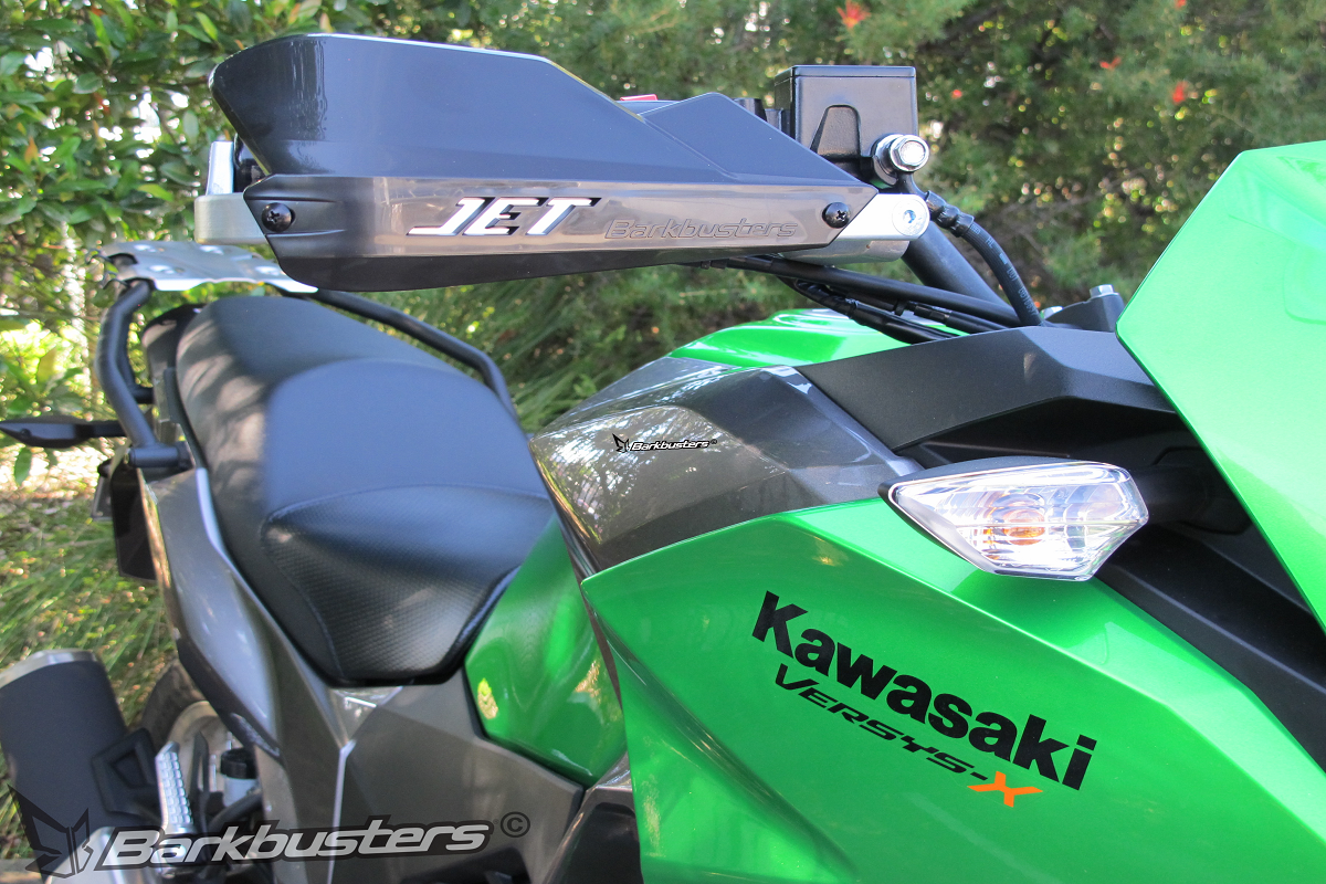 BarkBusters Premium Metal Handguards For KAWASAKI 250 Versys X ('17 On) - 300 Versys X ('17 On) / CF MOTO 800MT Sport - Touring ('21 On)
