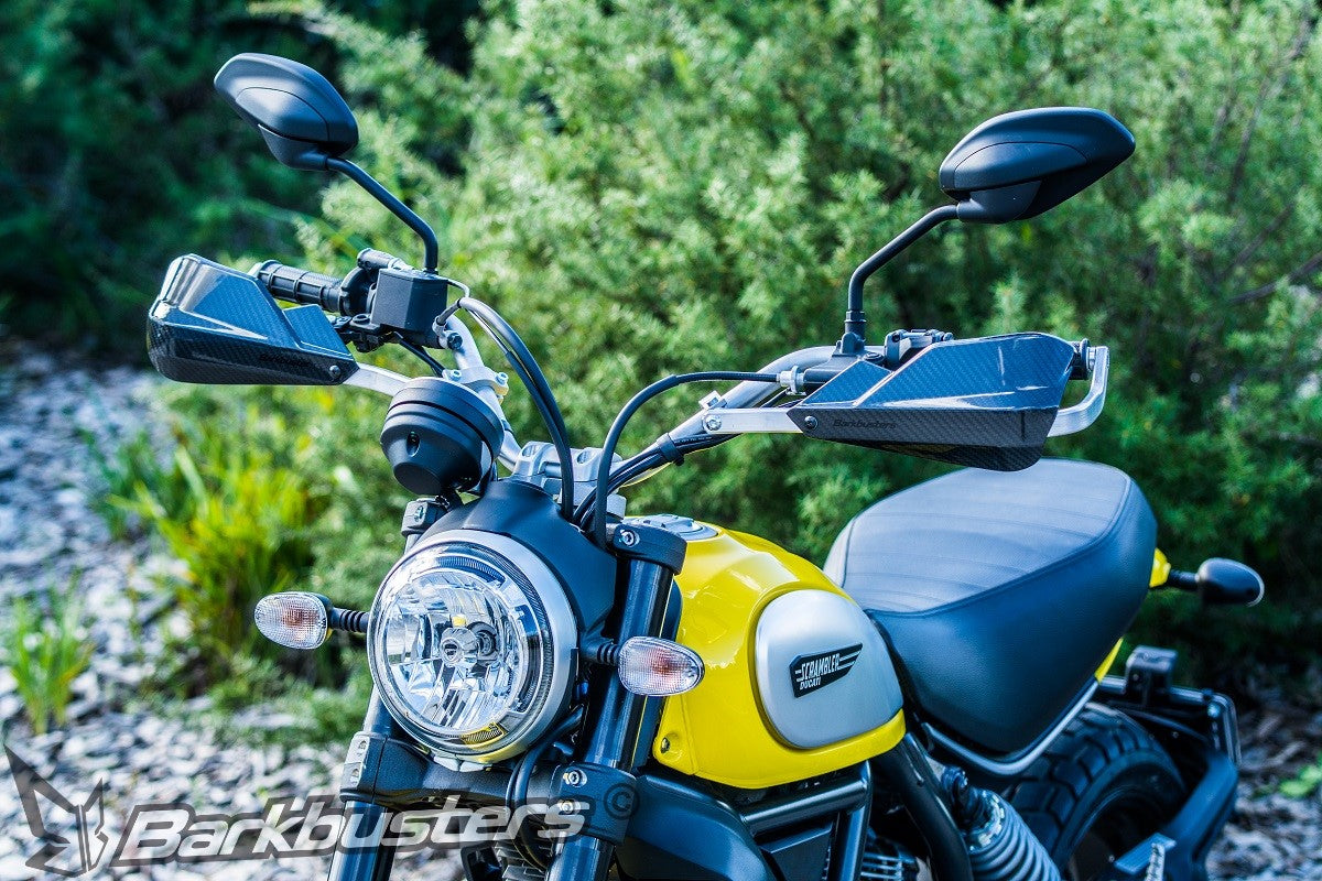 BarkBusters Premium Metal Handguards For DUCATI Scrambler Classic ('15 On) - Scrambler Icon ('15 On) - Scrambler Sixty2 ('16 On) - Scrambler Urban Enduro ('15 On)