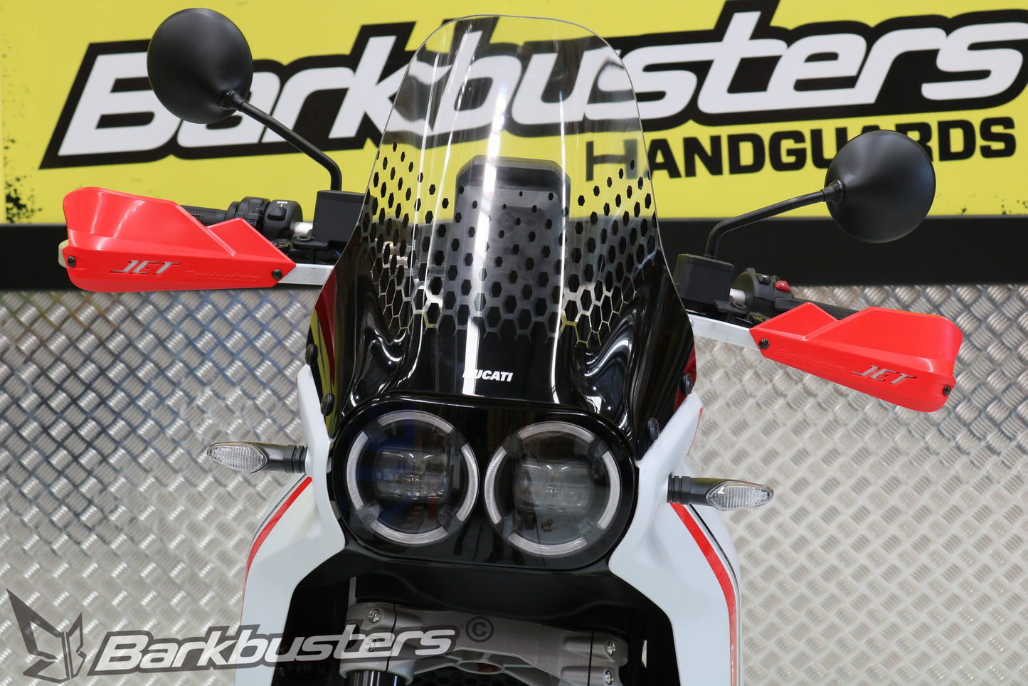 BarkBusters Premium Metal Handguards For DUCATI Desert X ('22 on)