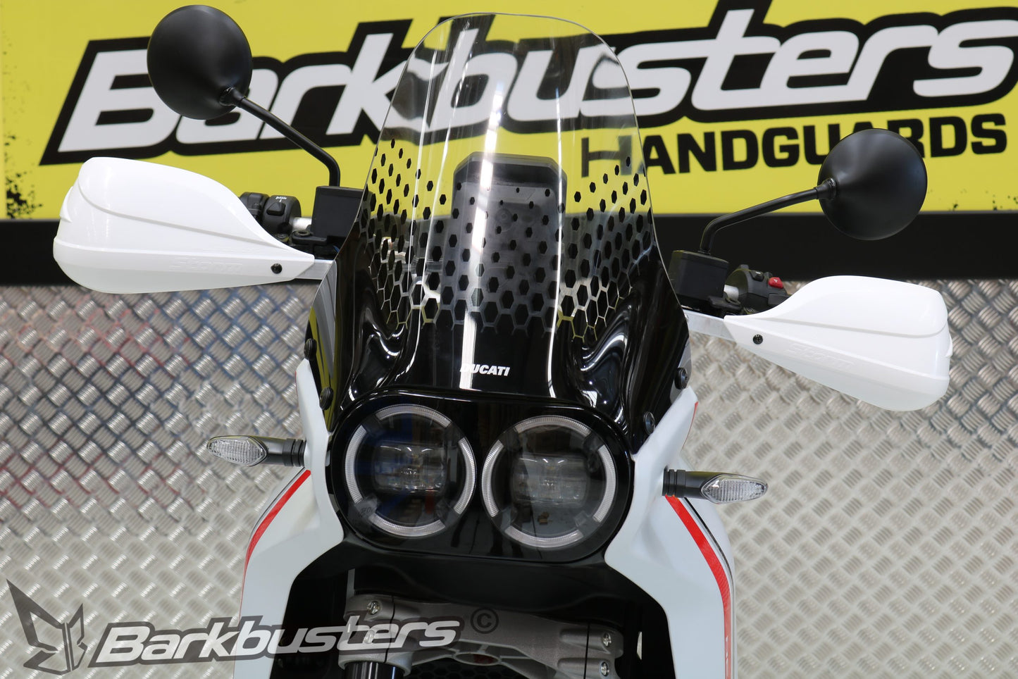 BarkBusters Premium Metal Handguards For DUCATI Desert X ('22 on)