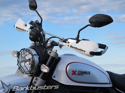 BarkBusters Premium Metal Handguards For DUCATI Scrambler 1100 ('18 On) - Scrambler 1100 Special ('18 On) - Scrambler 1100 Sport ('18 On) - Scrambler Desert Sled (’17 On) - Scrambler Flat Track Pro (’16) - Scrambler Full Throttle (’15 On)