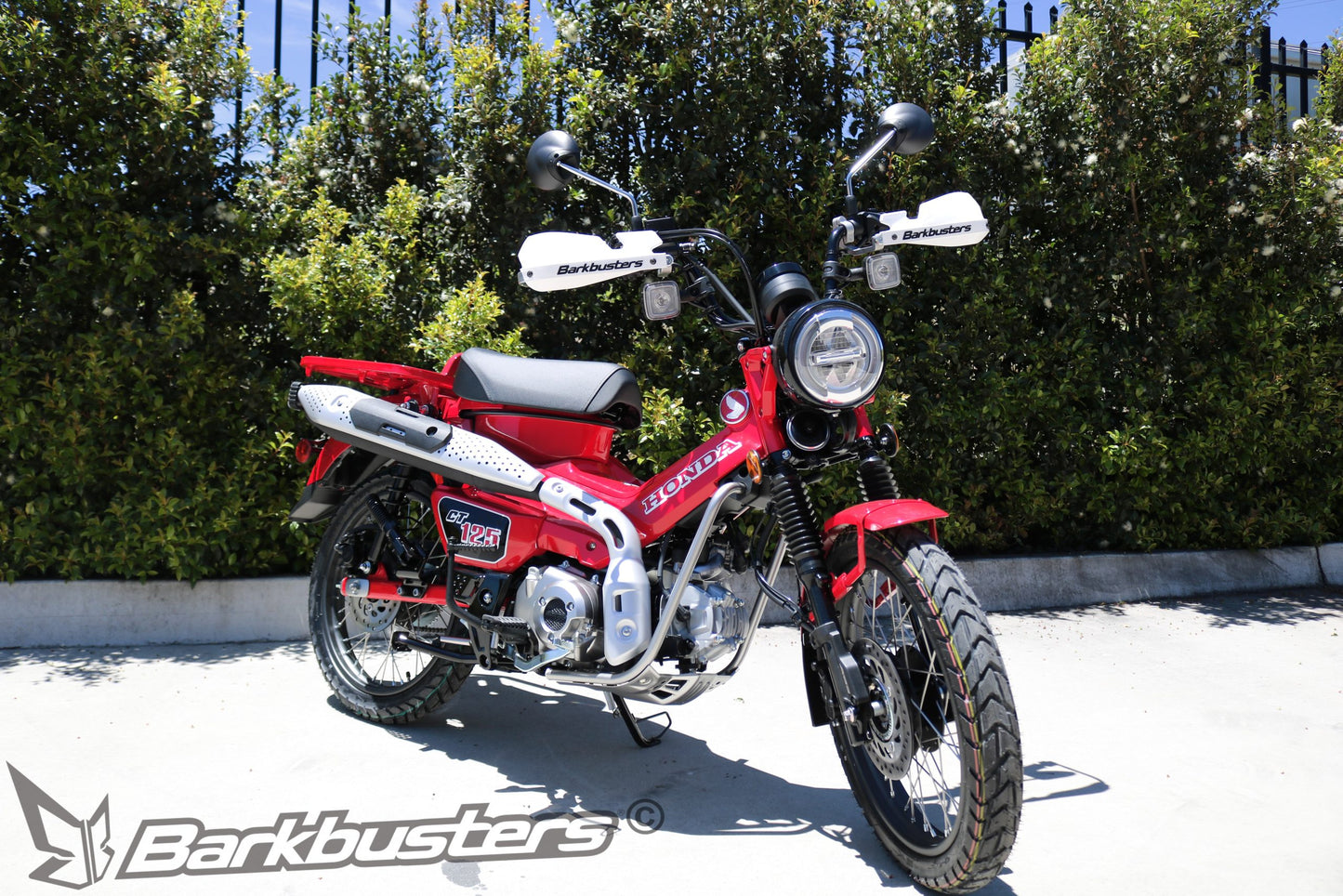BarkBusters Premium Metal Handguards For HONDA CT125 ('20 on) - MSX125 GROM ('14 to '20) / KAWASAKI Z125 PRO ('16 on)
