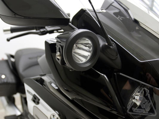 Denali Auxiliary Light Mounting Brackets For BMW K1600GT '18, K1600GTL '18- & K1600B Bagger '18-