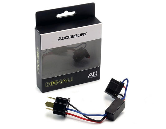 Denali \All-On\" Combination Low Beam With High Beam Conversion H4 Headlight Wiring Harness"