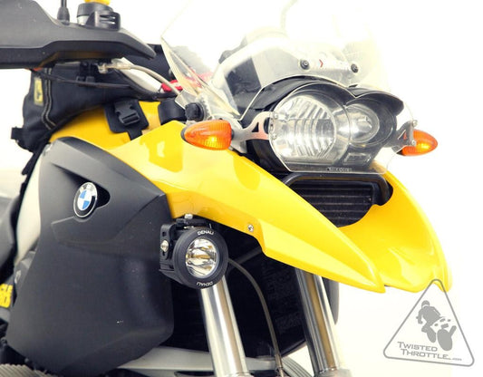 Denali Auxiliary Light Mounting Bracket for BMW R1200GS '04-'12 & GSA '05-'13