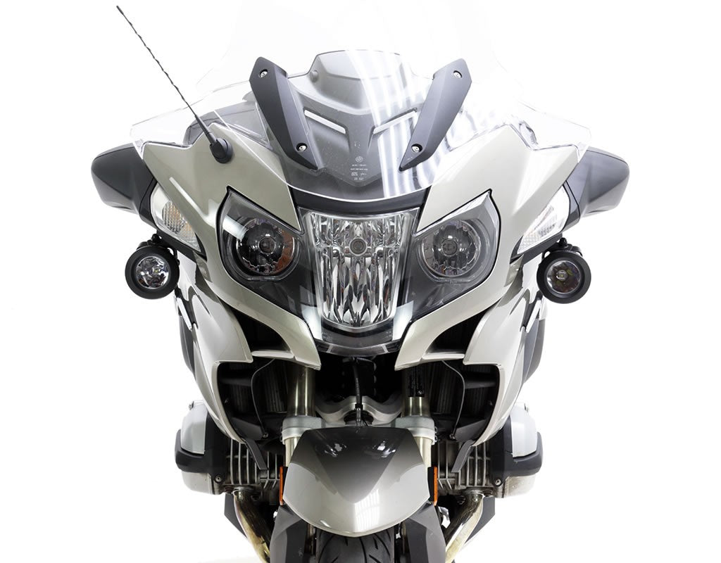 Denali Auxliary Light Mounting Brackets for BMW R1200RT '14-'18 & R1250RT '19- (rev00)