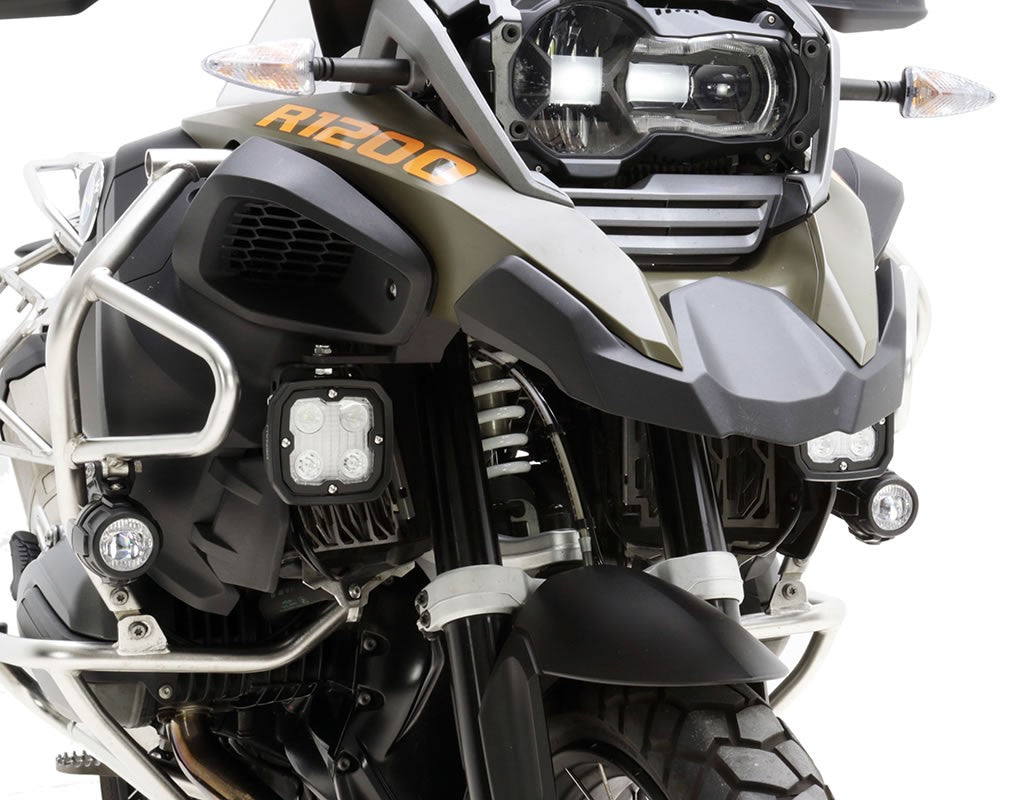 Denali Auxiliary Light Mounting Brackets for BMW R1200GSA '14- & R1250GSA '19-