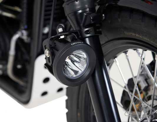 Denali 50mm-60mm Tube Mount Kit For Mounting Auxiliary Lights To Inverted Fork Tubes