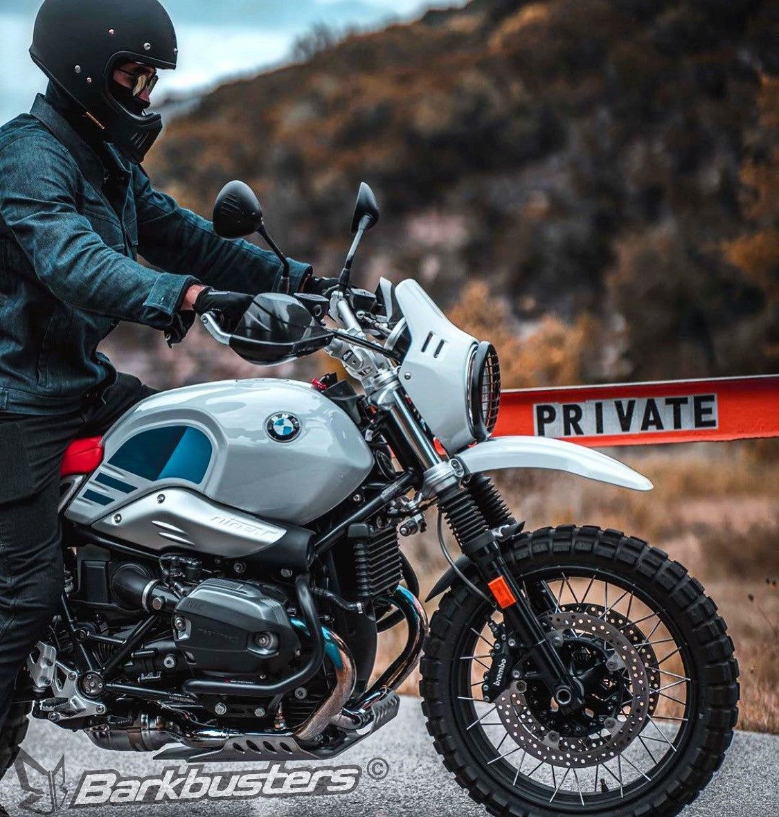 BarkBusters Premium Metal Handguard Kit for BMW R nineT Scrambler '16 On - R nineT Urban GS '17 On