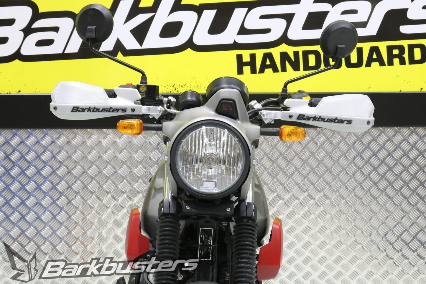 BarkBusters Premium Metal Handguards For ROYAL ENFIELD SCRAM 411 ('22 On)